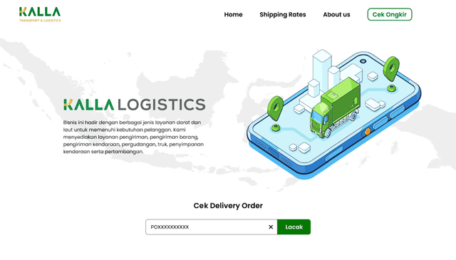 Website Management Tracking Logistic